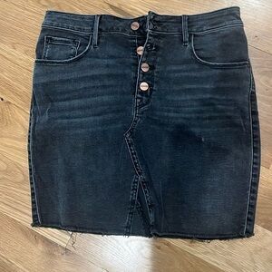 Black denim Sanctuary mini skirt